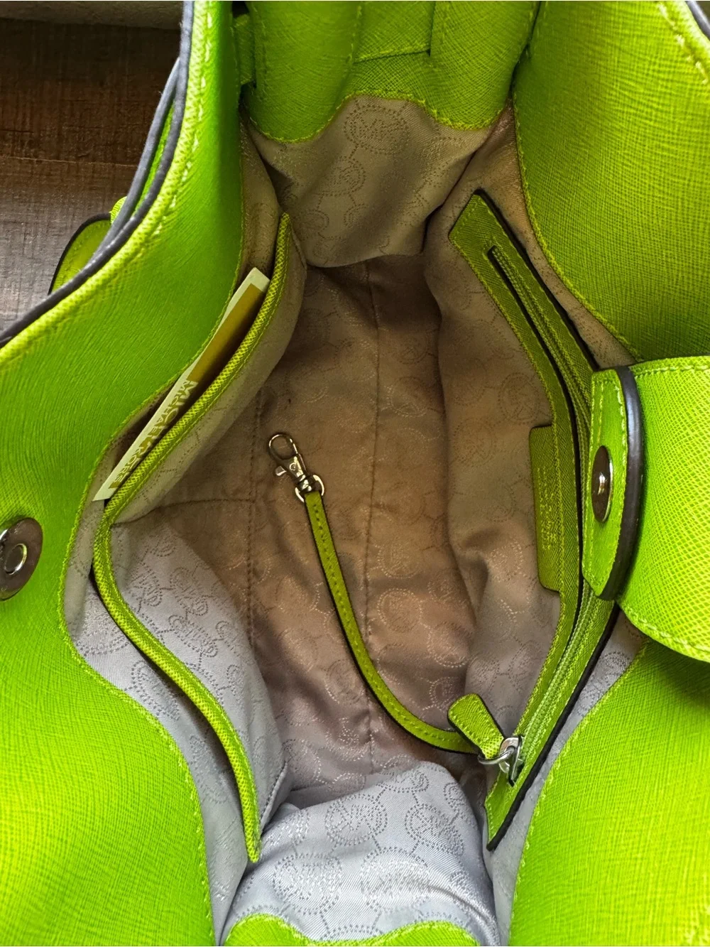 Michael Kors bright lime